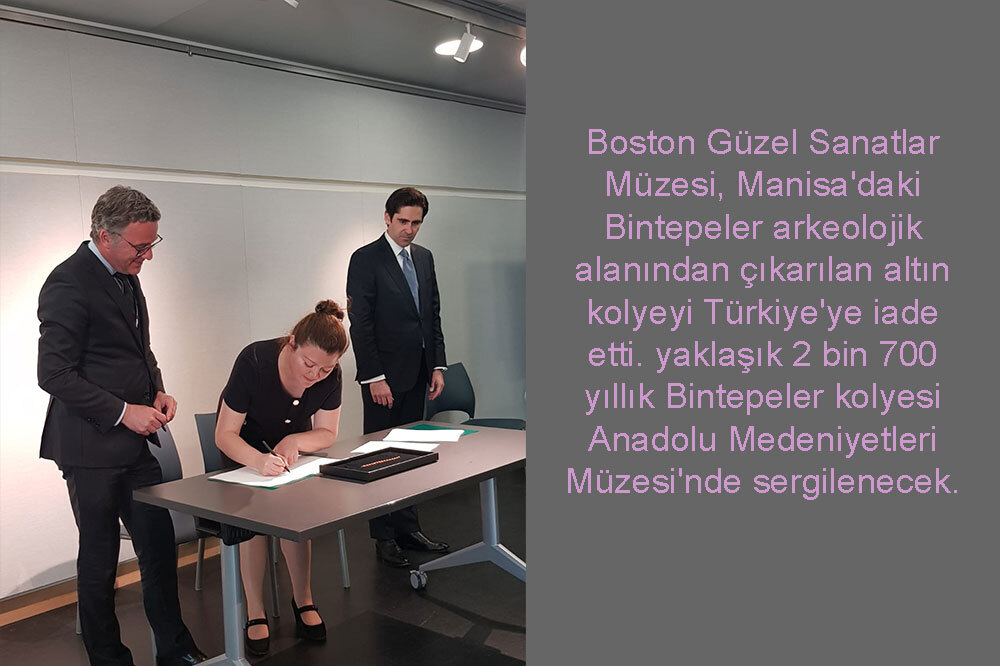 Kaçırılan Bintepeler Kolyesi Türkiye’ye İade Edildi 1