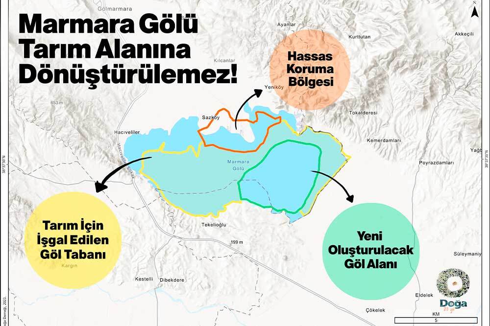 Kuruyan Marmara Gölü Tarıma Açılacak! 2