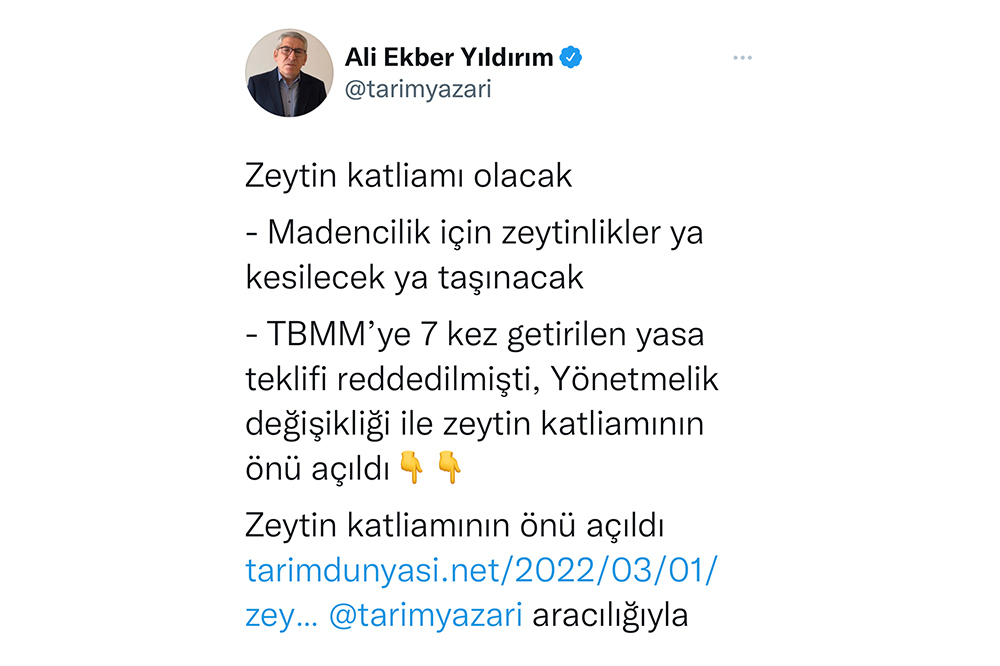 Zeytinliklerin Maden Kâbusu 1