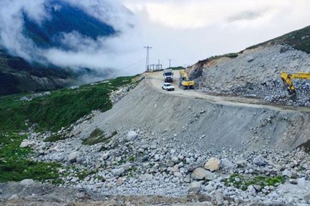 Yeşil Yol için Samistal'de Yine Dozerler